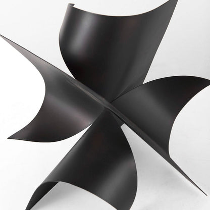 Mercana - Francesca 11.8L x 11.8W x 11.8H Black Metal Sculptural Decorative Object - 69167_CLOSEOUT view 7