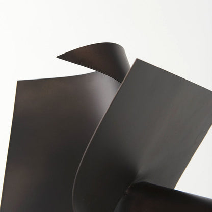 Mercana - Francesca 11.8L x 11.8W x 11.8H Black Metal Sculptural Decorative Object - 69167_CLOSEOUT view 8