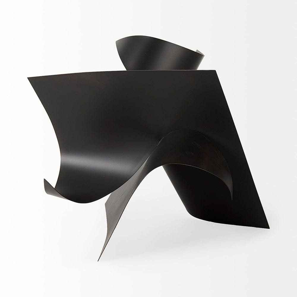 Mercana - Francesca 18.1L x 18.1W x 18.1H Black Metal Sculptural Decorative Object - 69168_CLOSEOUT view 3