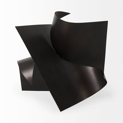 Mercana - Francesca 18.1L x 18.1W x 18.1H Black Metal Sculptural Decorative Object - 69168_CLOSEOUT view 4