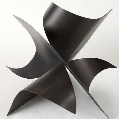 Mercana - Francesca 18.1L x 18.1W x 18.1H Black Metal Sculptural Decorative Object - 69168_CLOSEOUT view 7