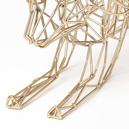 Mercana - Frankie II 13L x 6W Gold Wire Framed Dog Shaped Decor - 67884 view 9
