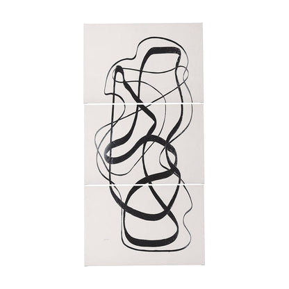 Mercana - Free Lines Creamy by a Canvas Print - 102252-L view 1