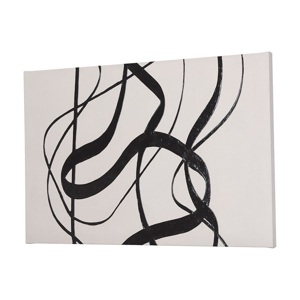 Mercana - Free Lines Creamy by a Canvas Print - 102252-L view 3