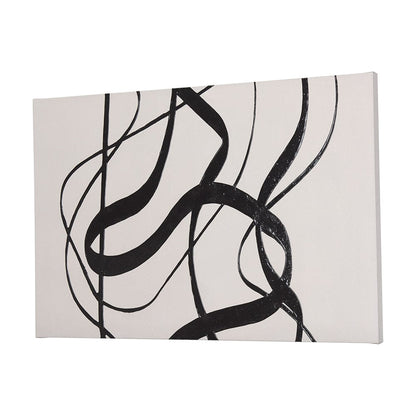 Mercana - Free Lines Creamy by a Canvas Print - 102252-L view 3