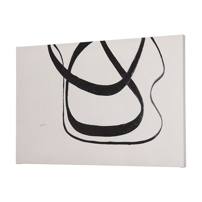 Mercana - Free Lines Creamy by a Canvas Print - 102252-L view 4