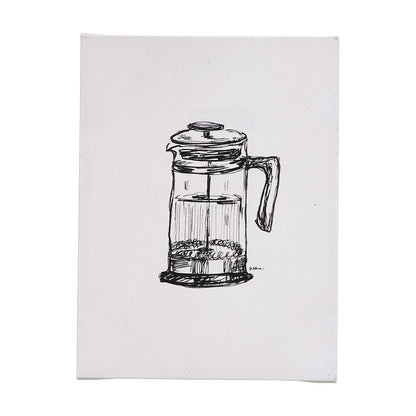 Mercana - French Press by Mercana Studio a Hand Embellished Textured Canvas - 102434-S view 1