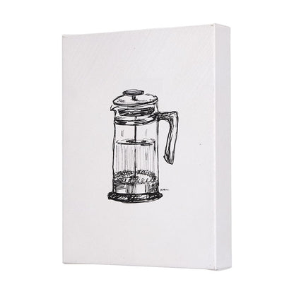 Mercana - French Press by Mercana Studio a Hand Embellished Textured Canvas - 102434-S view 2