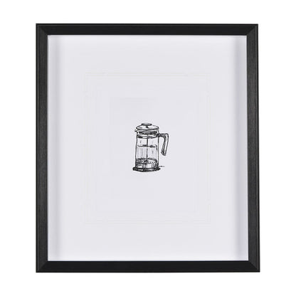 Mercana - French Press by Simeng a Framed Art Print Matted under Glass - 14685 view 1