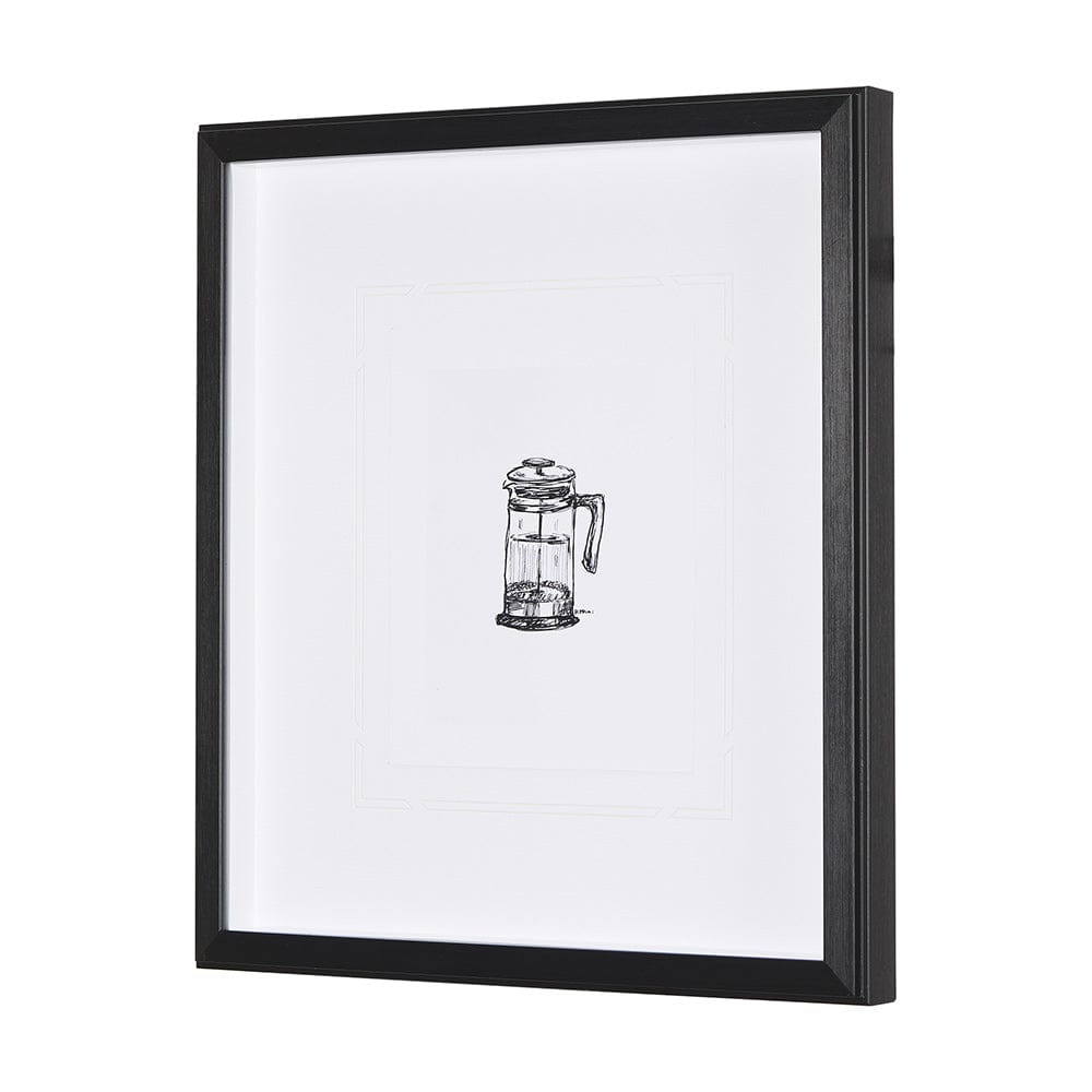 Mercana - French Press by Simeng a Framed Art Print Matted under Glass - 14685 view 2