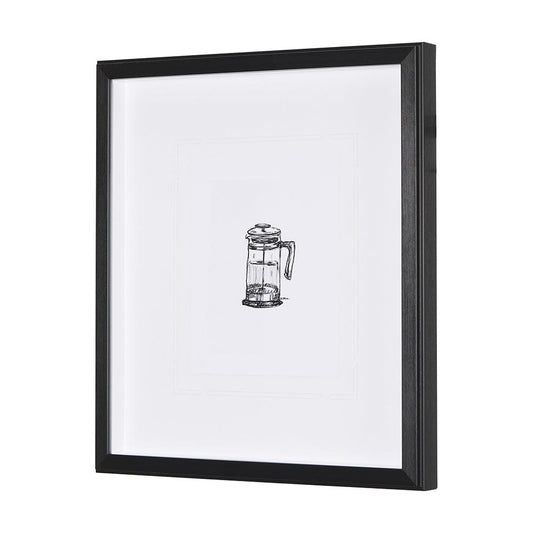 Mercana - French Press by Simeng a Framed Art Print Matted under Glass - 14685 view 2