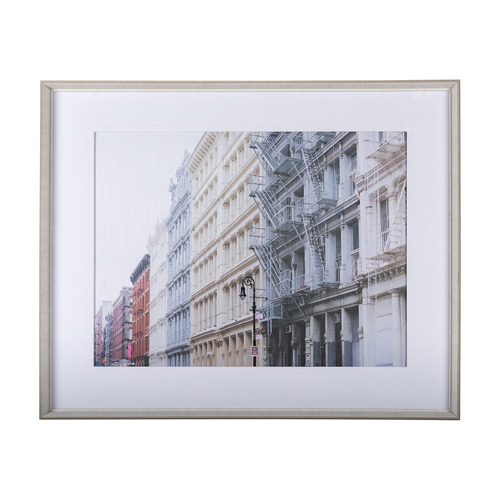 Mercana - Fresh Facade - Hand Embellished Textured Framed Art Print Matted under Glass - 14945 view 1