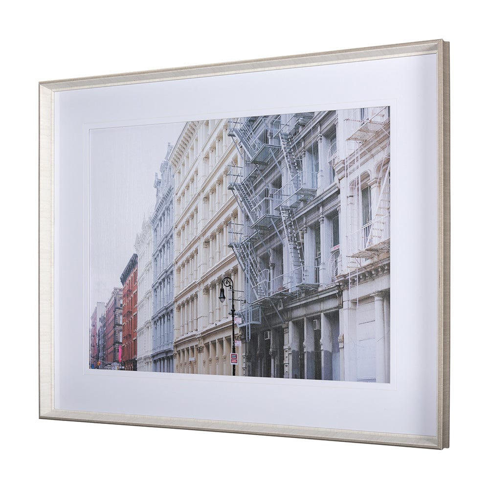 Mercana - Fresh Facade - Hand Embellished Textured Framed Art Print Matted under Glass - 14945 view 2