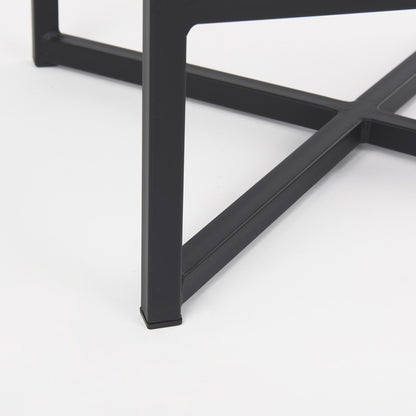 Mercana - Frodo 16.5L x 16.5W x 26.4H Gray Fabric Seat W/Black Iron Frame Counter Stool - 69574 view 8