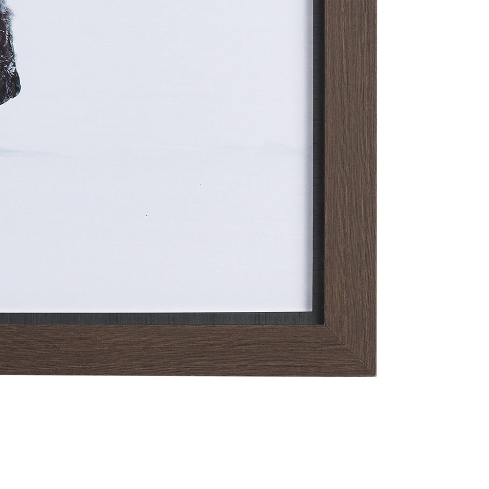 Mercana - Frozen Trek by Mercana Studio a Hand Embellished Textured Framed Art Print Matted under Glass - 14778 view 3