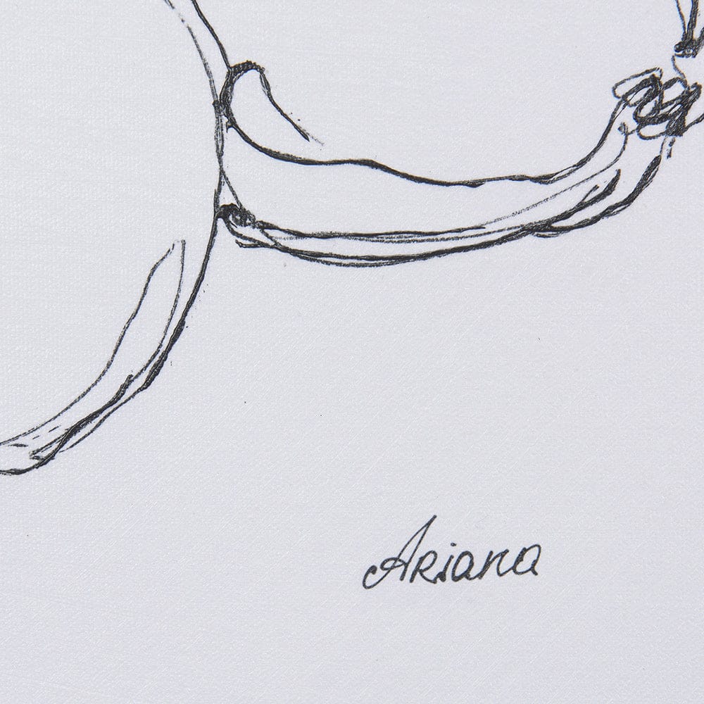 Mercana - Fruit Sketch Pear by Mercana Studio a Hand Embellished Textured Framed Art Print - 14339 view 6