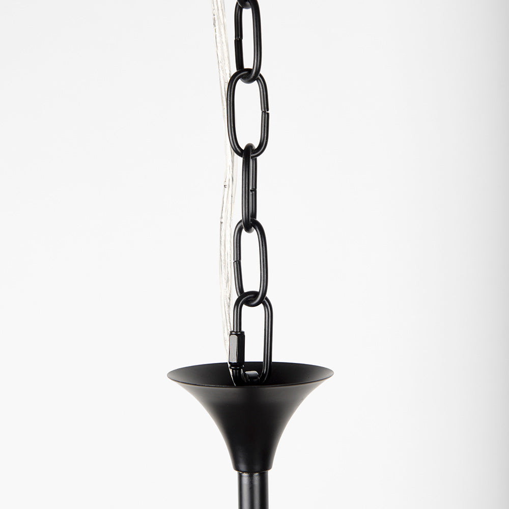 Mercana - Gabriel Large Matte Black Chandelier - 70695_CLOSEOUT view 5