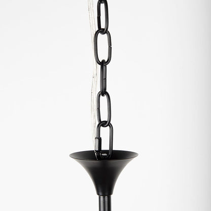 Mercana - Gabriel Small Matte Black Chandelier - 70694_CLOSEOUT view 5