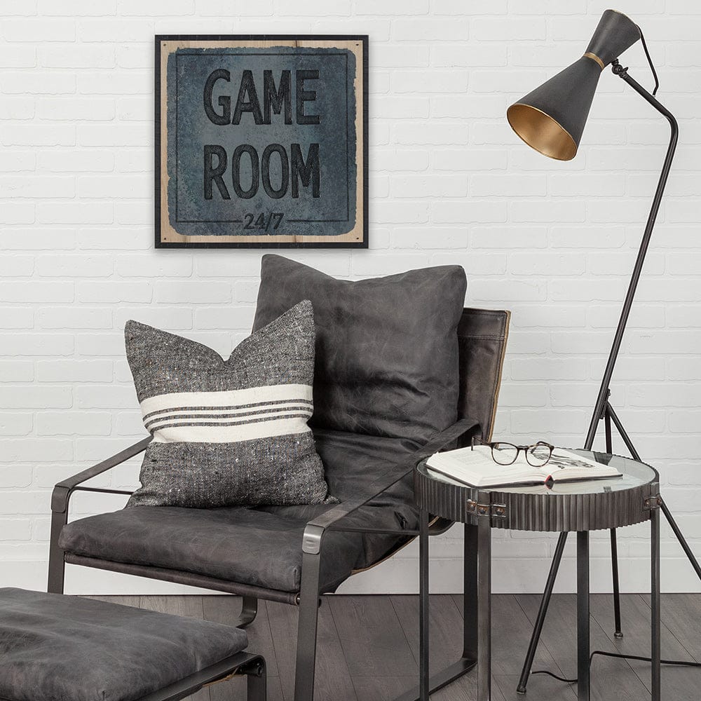 Mercana - Game Room SQ by Mercana Studio a Hand Embellished Framed Art Print - 15726 view 8