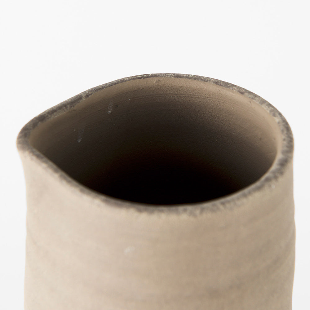 Mercana - Garand Large 18.8H Two-Toned Black/Natural Ceramic Jug - 31063 view 7