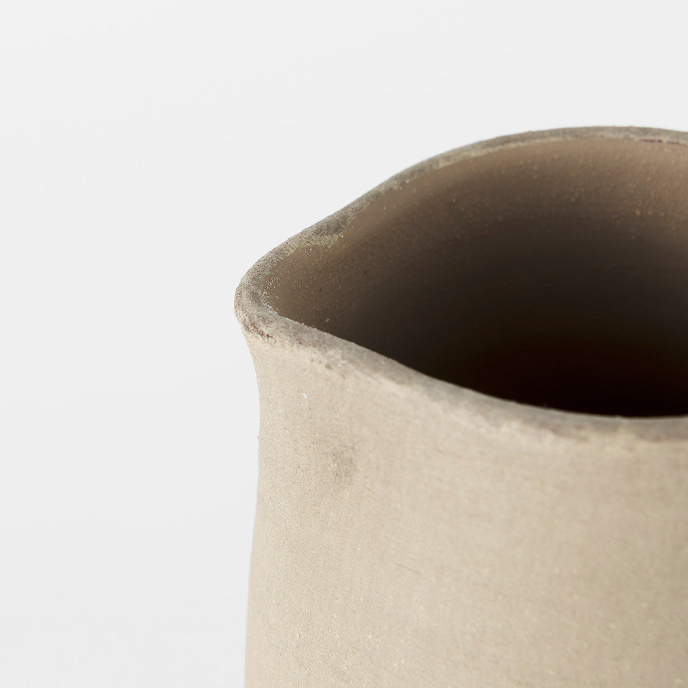 Mercana - Garand Large 18.8H Two-Toned Black/Natural Ceramic Jug - 31063 view 8