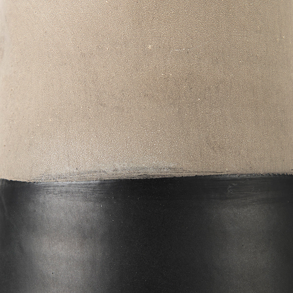 Mercana - Garand Large 18.8H Two-Toned Black/Natural Ceramic Jug - 31063 view 10