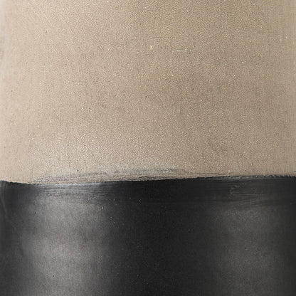 Mercana - Garand Large 18.8H Two-Toned Black/Natural Ceramic Jug - 31063 view 10
