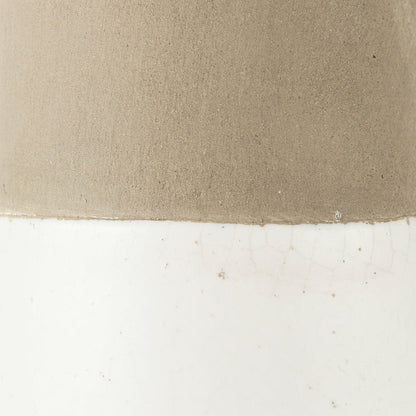 Mercana - Garand Large 18.8H Two-Toned White Natural Ceramic Jug - 31060 view 11