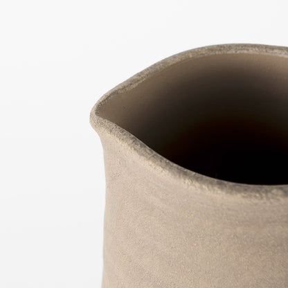 Mercana - Garand Medium 15H Two-Toned Black/Natural Ceramic Jug - 31062 view 9