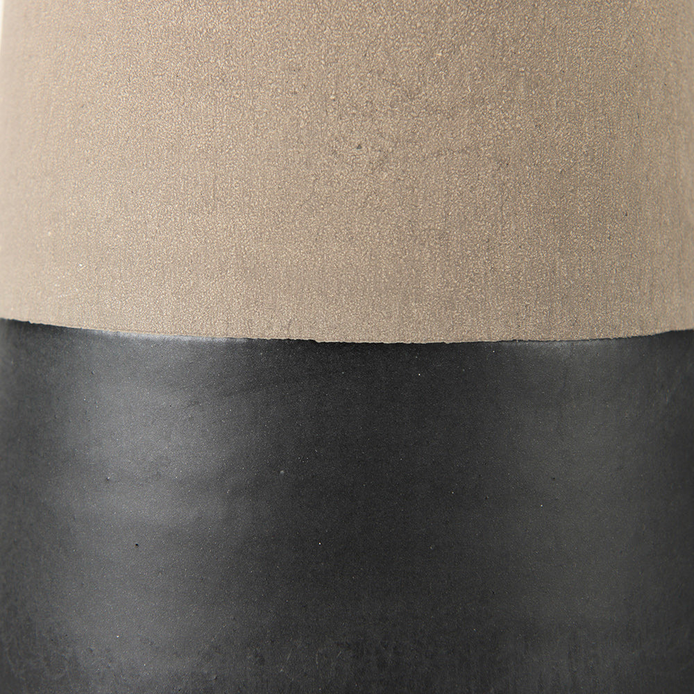 Mercana - Garand Medium 15H Two-Toned Black/Natural Ceramic Jug - 31062 view 11