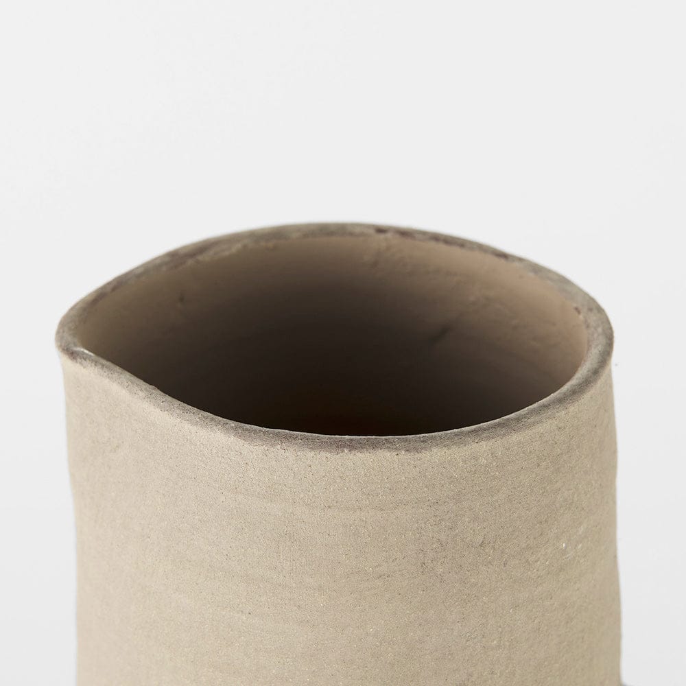 Mercana - Garand Medium 15H Two-Toned White Natural Ceramic Jug - 31059 view 9