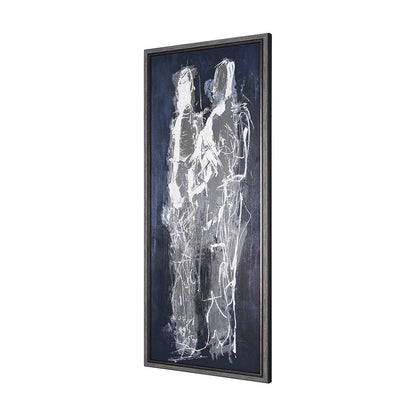 Mercana - Gathering III by Mercana Studio a Hand Embellished Textured Framed Art Print - 15133 view 2