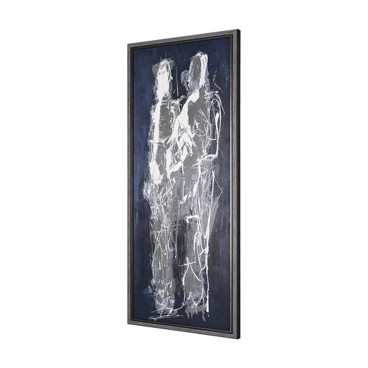 Mercana - Gathering III by Mercana Studio a Hand Embellished Textured Framed Art Print - 15133 view 2