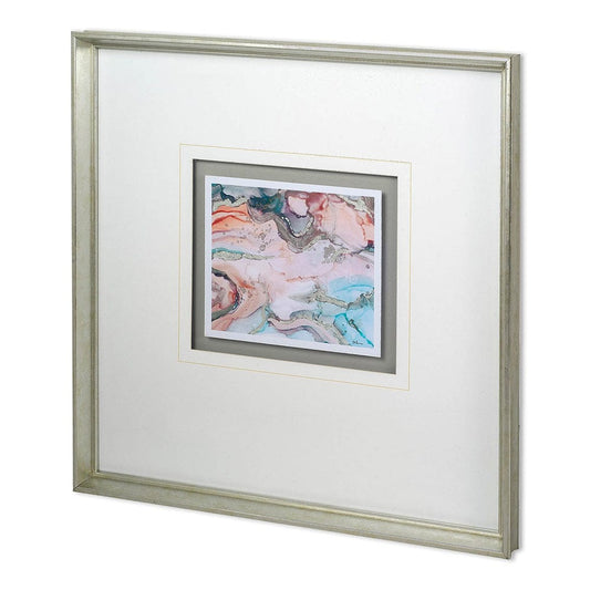 Mercana - Gatineau I by Mercana Studio a Hand Embellished Textured Framed Art Print Matted under Glass - 11844 view 1