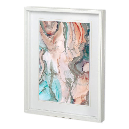 Mercana - Gatineau I by Mercana Studio a Hand Embellished Textured Framed Art Print Matted under Glass - 11846 view 1