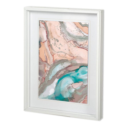 Mercana - Gatineau II by Mercana Studio a Hand Embellished Textured Framed Art Print Matted under Glass - 11847 view 1