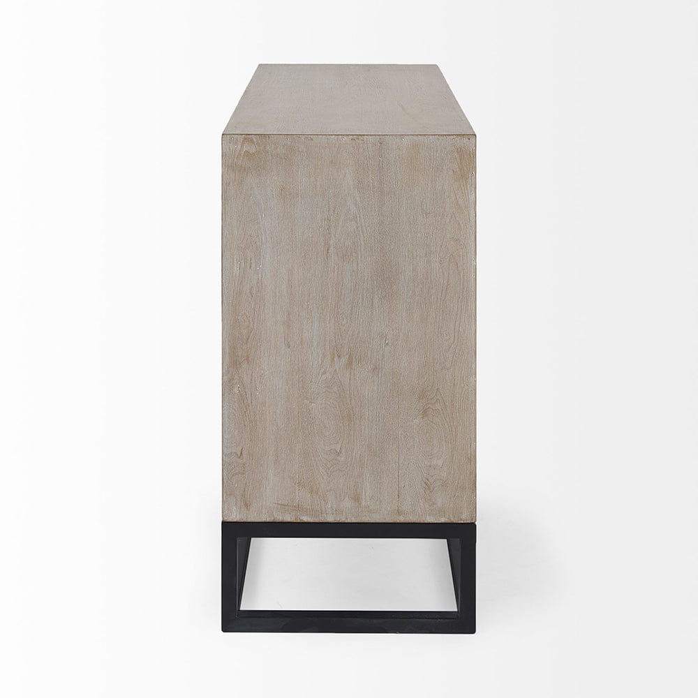 Mercana - Genevieve I 39L x 16W Light Brown Fir Veneer 3 Drawer Accent Cabinet - 69375 view 3