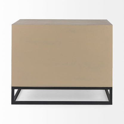 Mercana - Genevieve I 39L x 16W Light Brown Fir Veneer 3 Drawer Accent Cabinet - 69375 view 4