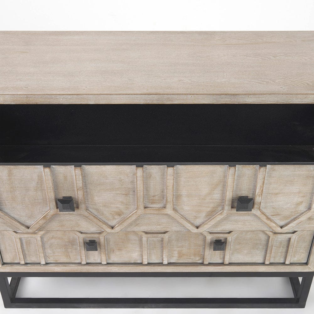 Mercana - Genevieve I 39L x 16W Light Brown Fir Veneer 3 Drawer Accent Cabinet - 69375 view 8