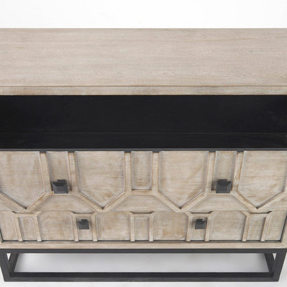 Mercana - Genevieve I 39L x 16W Light Brown Fir Veneer 3 Drawer Accent Cabinet - 69375 view 8