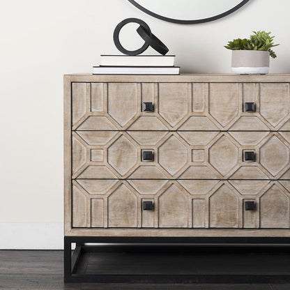Mercana - Genevieve I 39L x 16W Light Brown Fir Veneer 3 Drawer Accent Cabinet - 69375 view 13