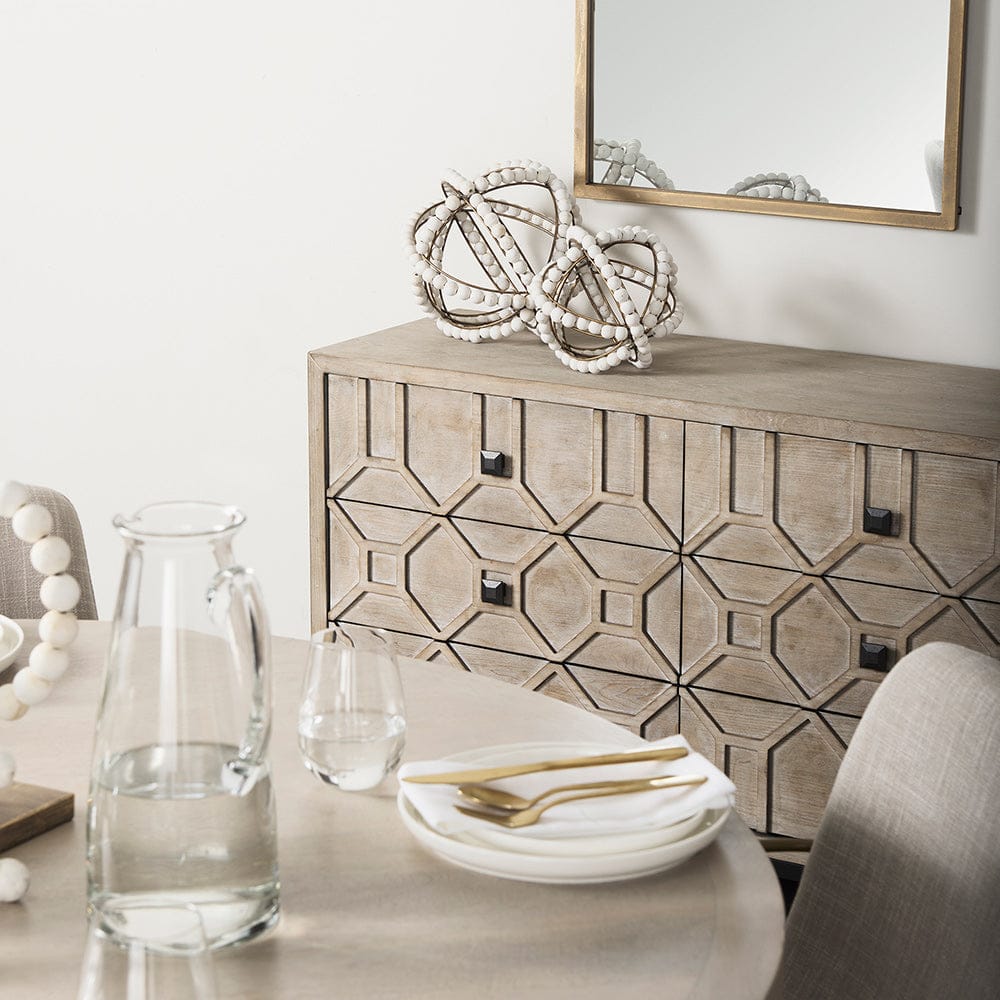 Mercana - Genevieve II Light Brown Fir Veneer 9 Drawer Sideboard - 69376 view 12