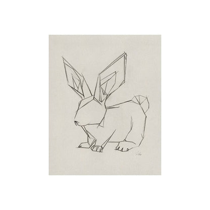 Mercana - Geo Bunny by Mercana Studio a Hand Embellished Textured Canvas - 101789-S view 1