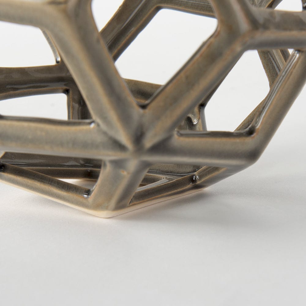 Mercana - Geom 7.1L x 7.1W x 7.1H Tan Ceramic Geometric Object - 69480 view 6