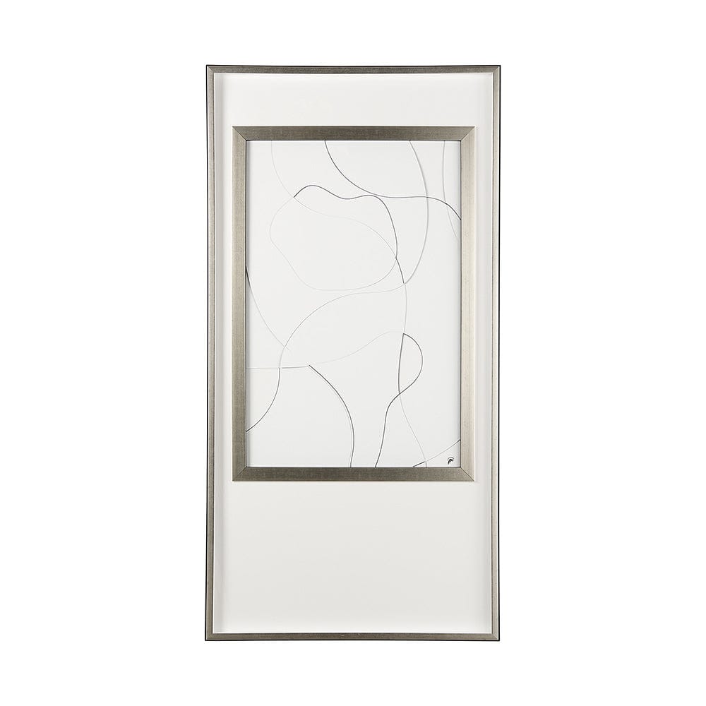 Mercana - Geometry Experiment I by Studio M a handmade Original Framed Artwork under Glass - 14038 view 1
