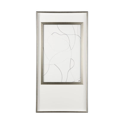 Mercana - Geometry Experiment I by Studio M a handmade Original Framed Artwork under Glass - 14038 view 1