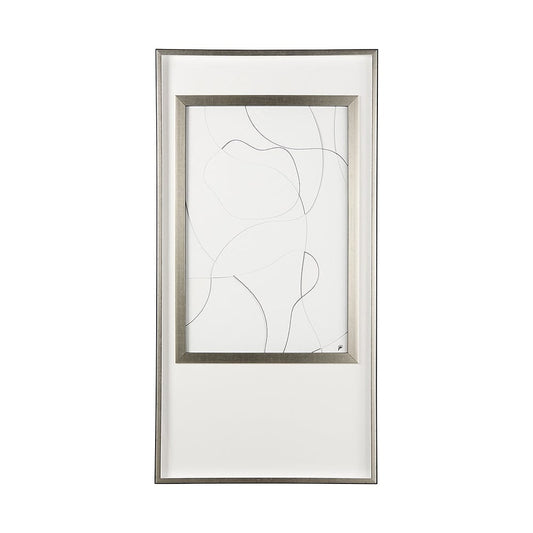 Mercana - Geometry Experiment I by Studio M a handmade Original Framed Artwork under Glass - 14038 view 1