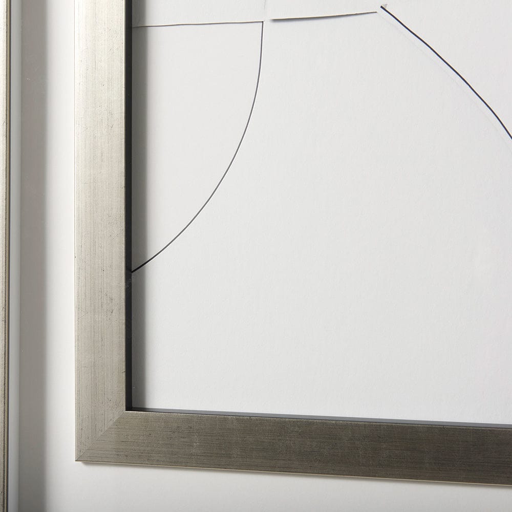 Mercana - Geometry Experiment I by Studio M a handmade Original Framed Artwork under Glass - 14038 view 6