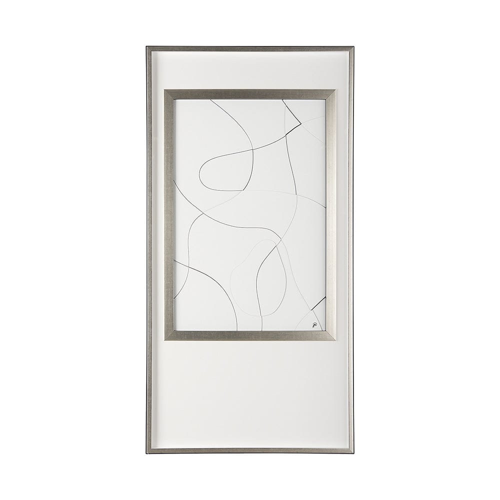 Mercana - Geometry Experiment II by Studio M a handmade Original Framed Artwork under Glass - 14039 view 1