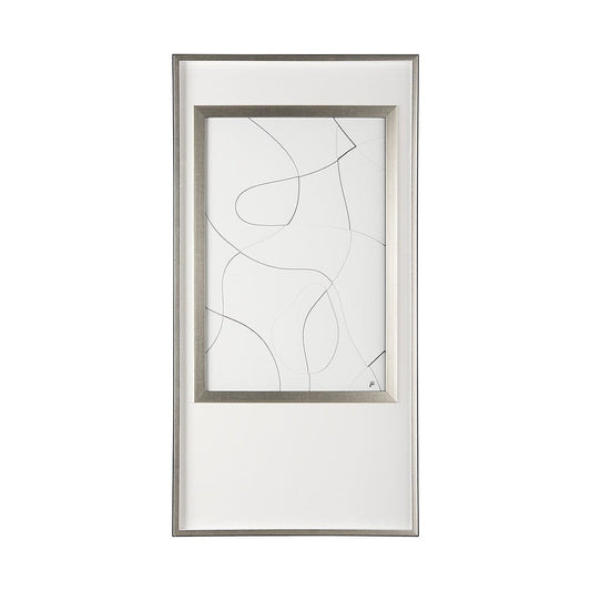 Mercana - Geometry Experiment II by Studio M a handmade Original Framed Artwork under Glass - 14039 view 1